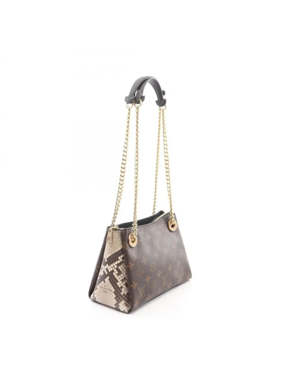 Louis Vuitton Shoulder Bag Nnu BB Monogram Canvas Exotic Cles